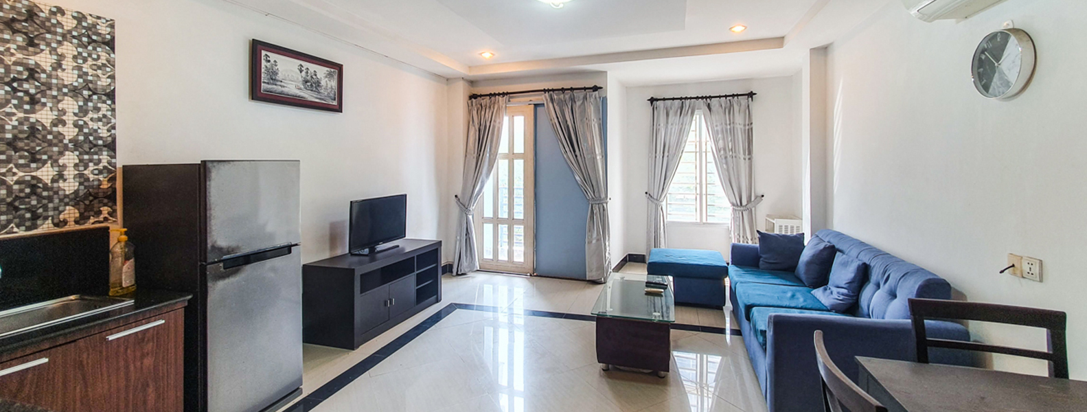 A Beautiful 1 Bedroom Apartment For Rent In Daun Penh Aarea.