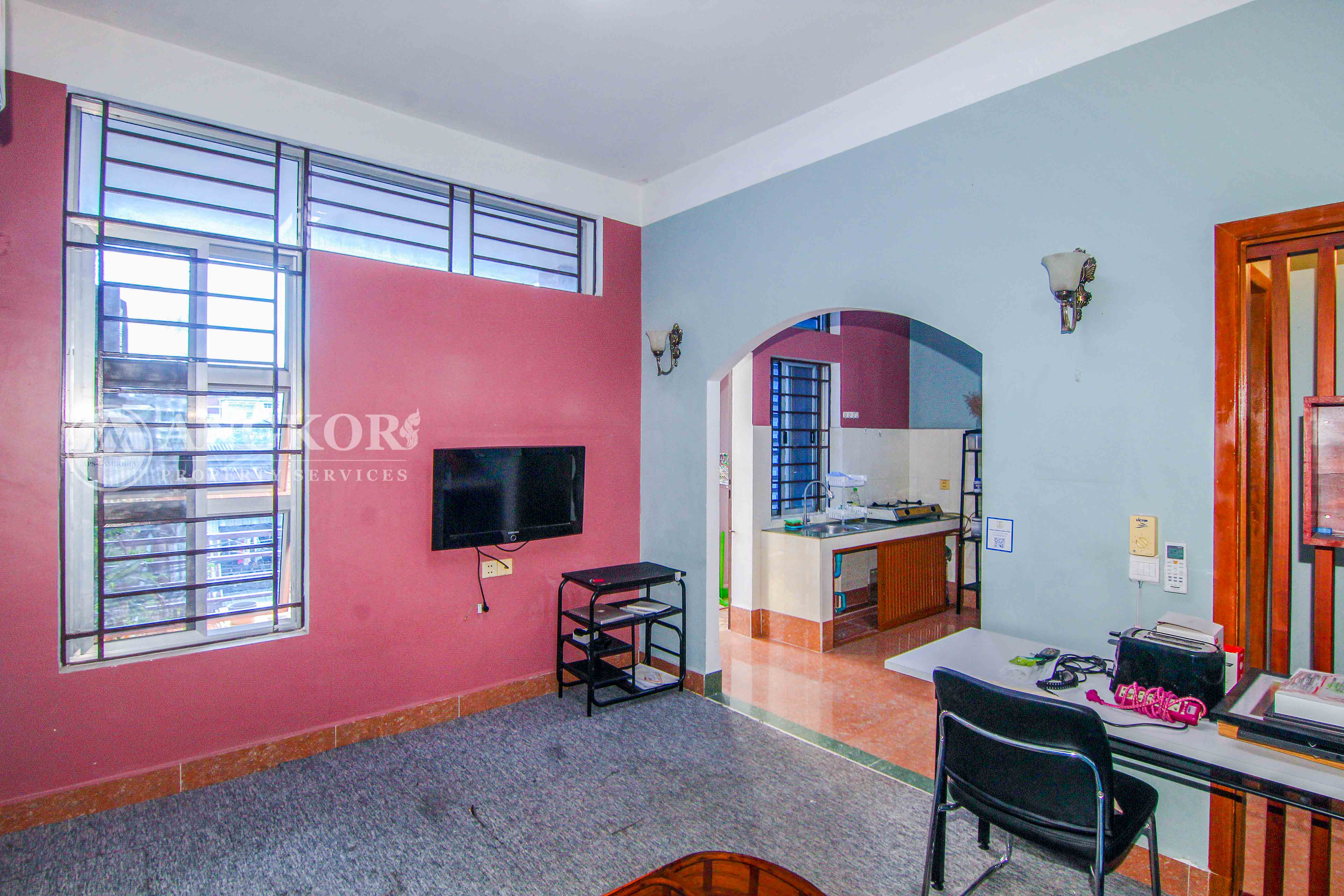 An affordable 1 bedroom apartment for rent in Boeung Keng Kang III neighborhood.