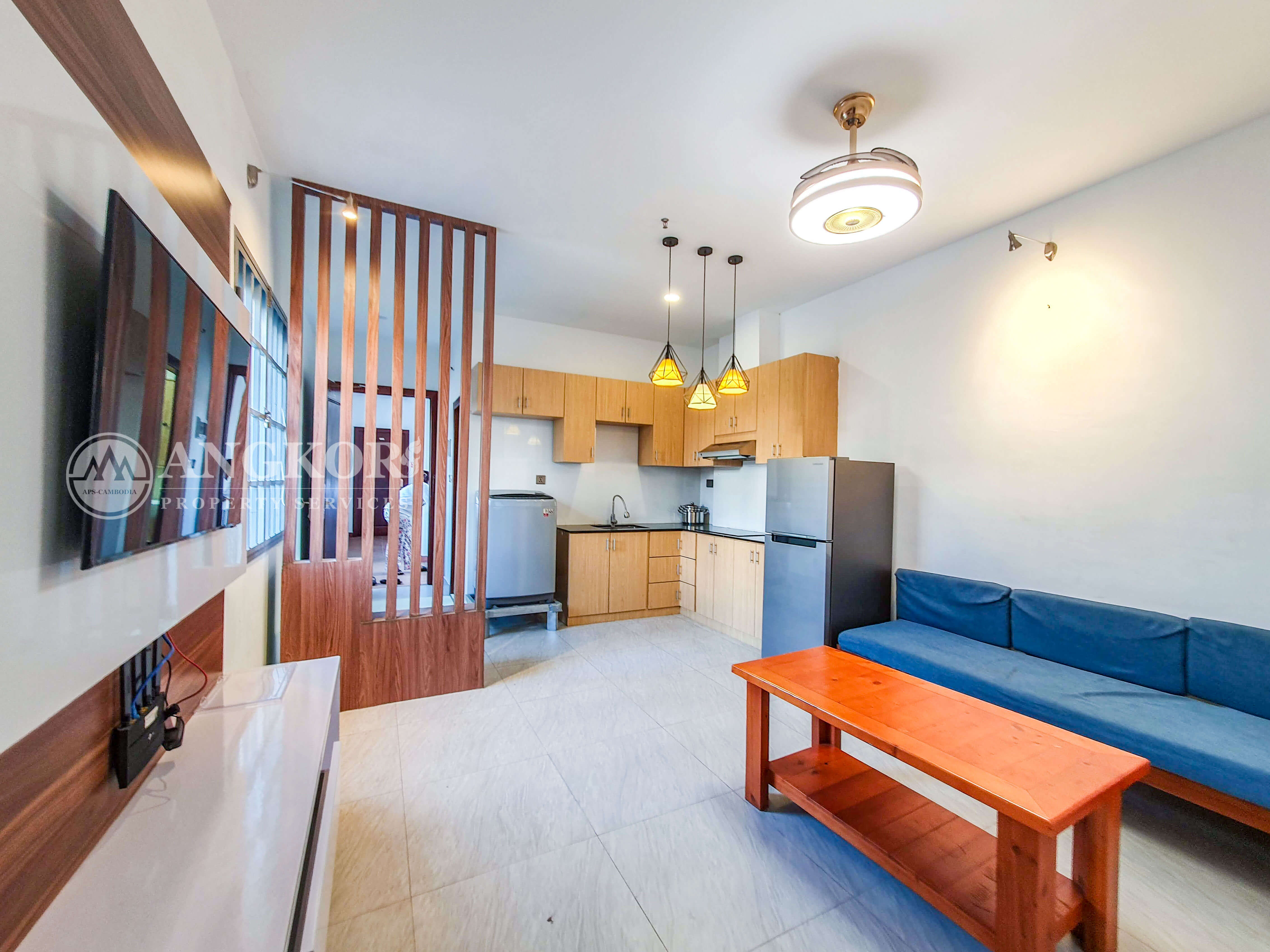 Newly 1 Bedroom Apartment in Daun Penh Area for Rent.