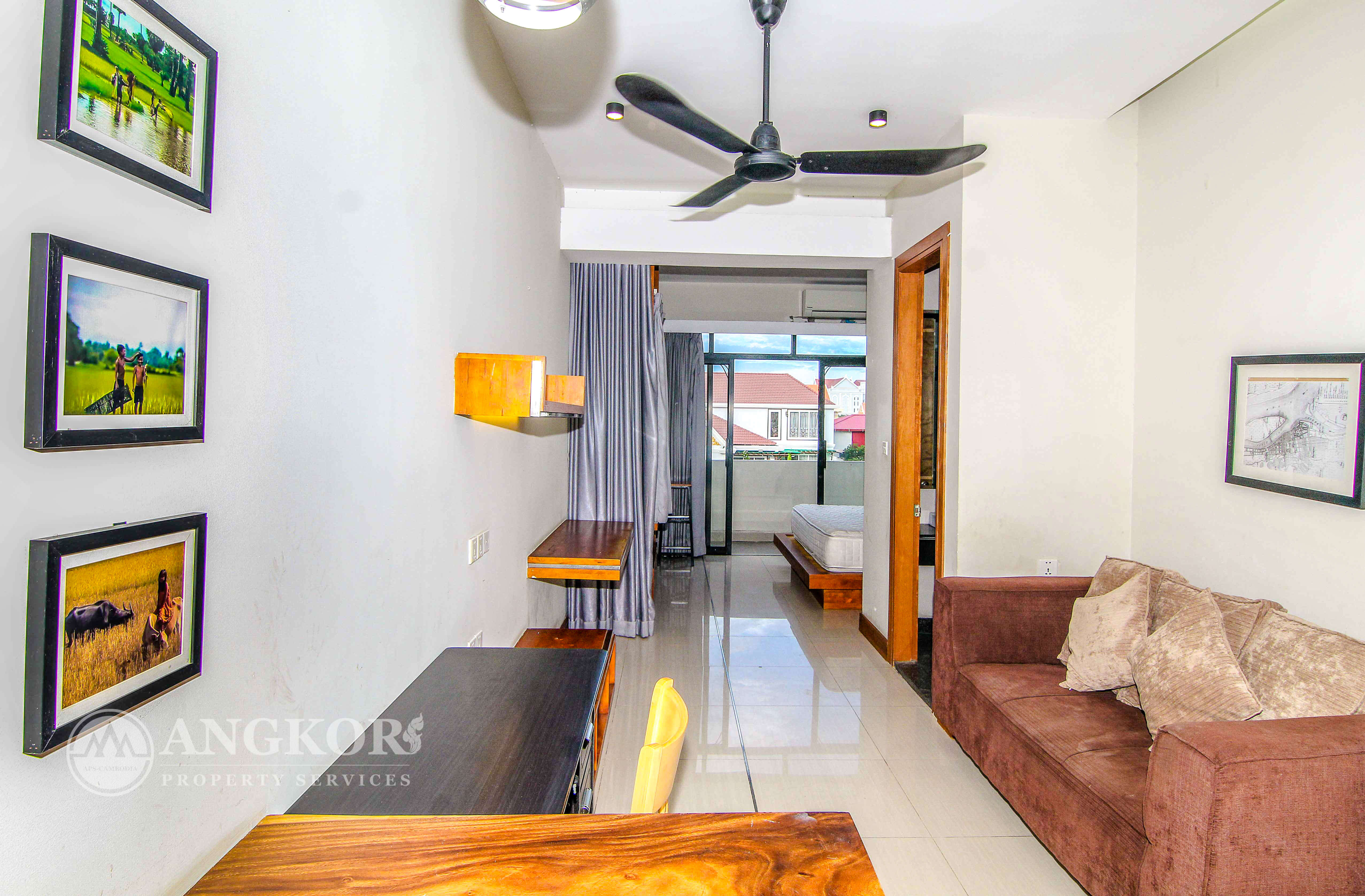 Nicely Studio Room For Rent In Boeung Trabaek Area.