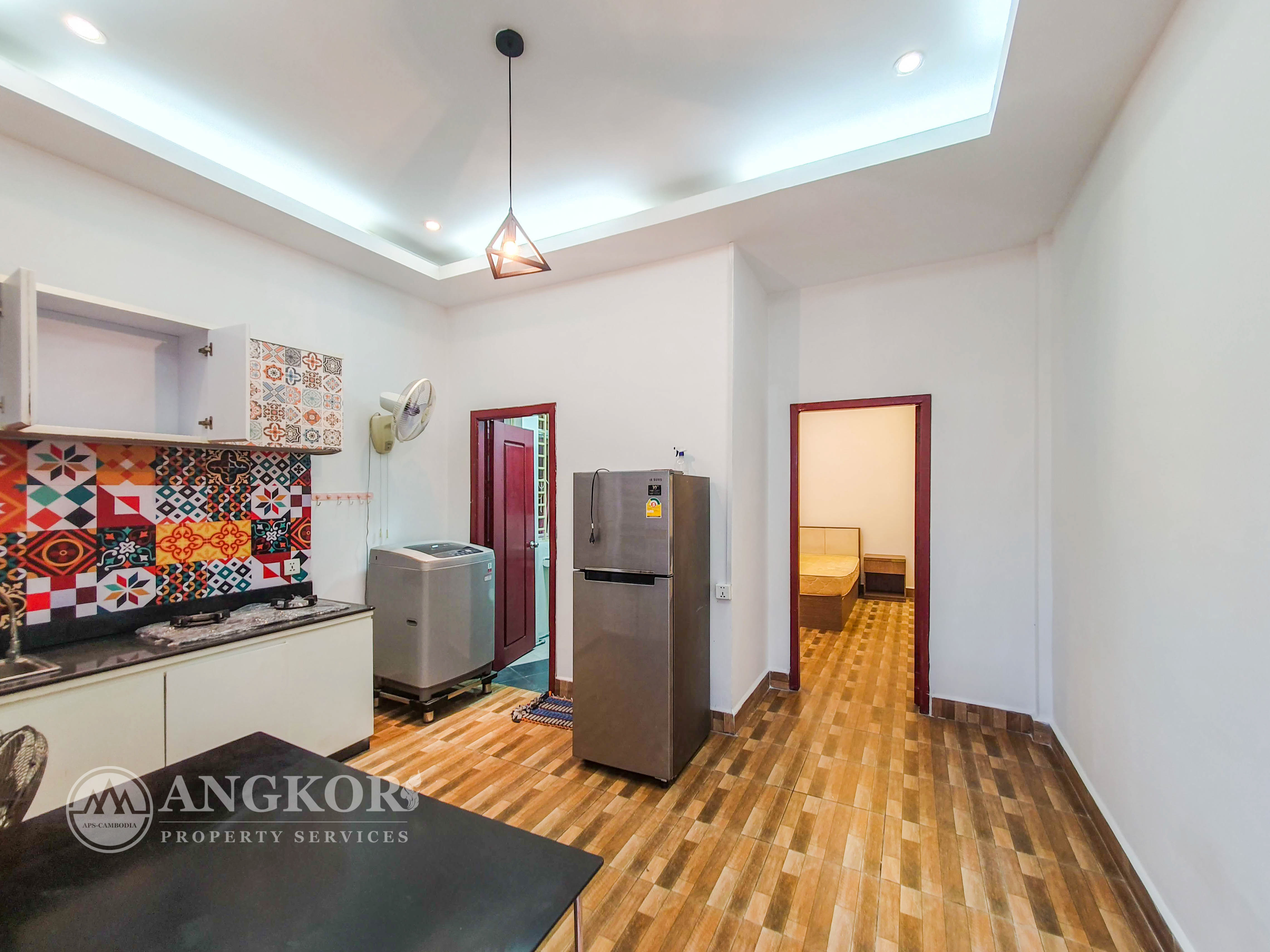 An Affordable 1 Bedroom Apartment For Rent At Boeung Trabaek Area.