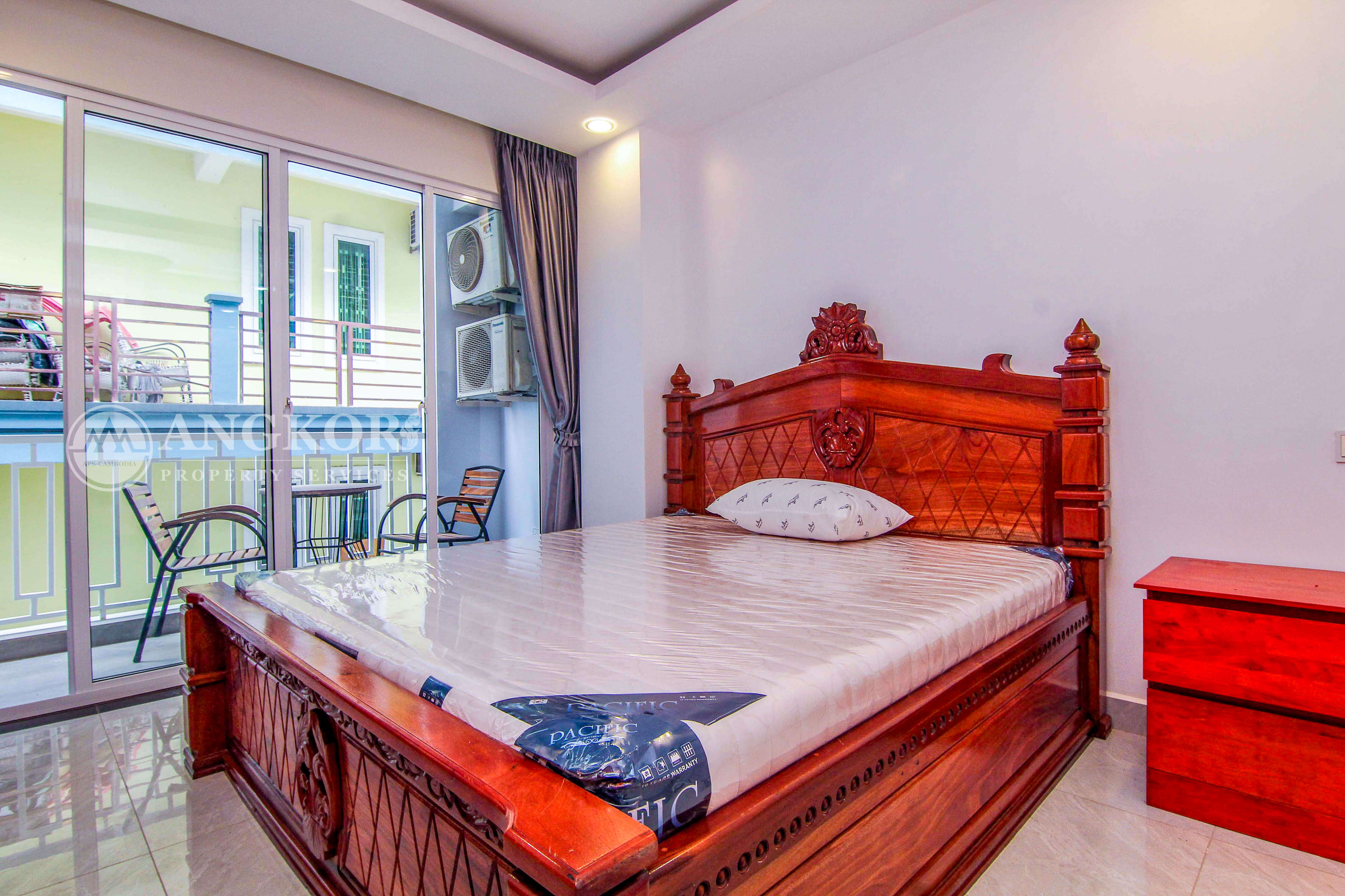 Furnished 1 Bedroom Apartment For Rent In Boeung Keng Kang III Neighborhood.