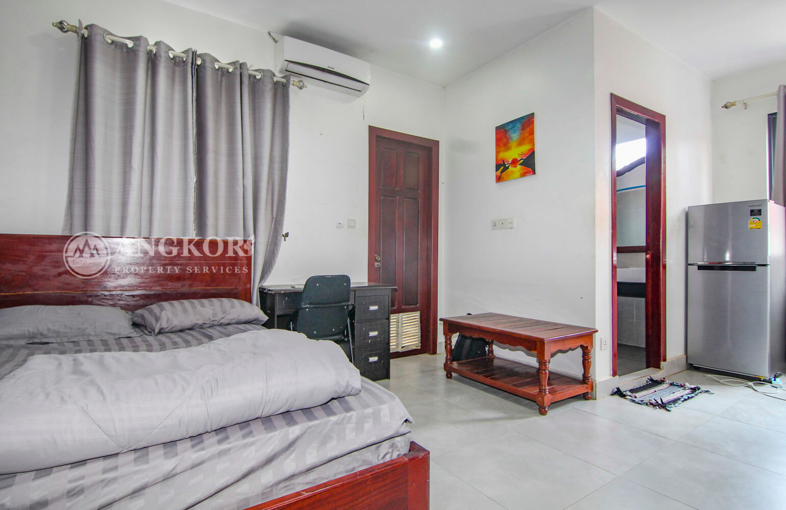 Furnished Studio Room Apartment for Rent in Sen Sok Area.