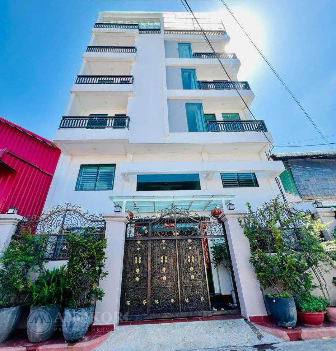 Hold Residency building for rent Nearby New Steung Mean Chey Market